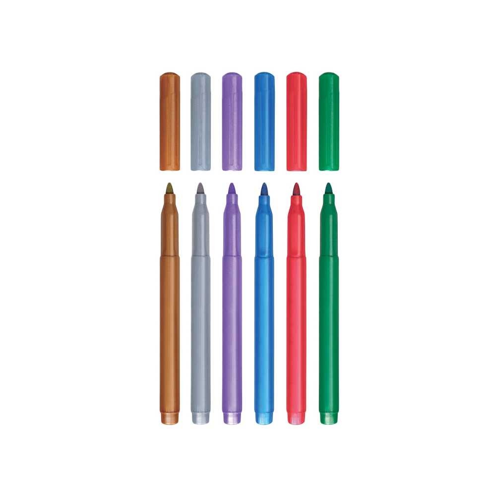 Carioca, culori metalice, 6 buc/set - S-COOL SC1382 13.865546