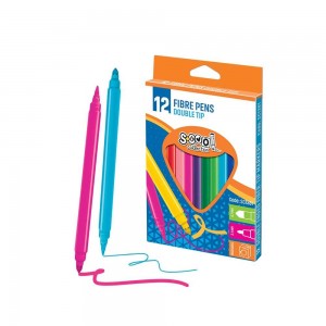Carioca dubla, 12 culori/set - S-COOL SC1381 12.605042