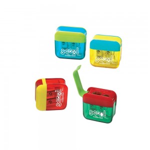 Ascutitoare dubla, cu container, 24 buc/display - S-COOL SC1374 2.521008