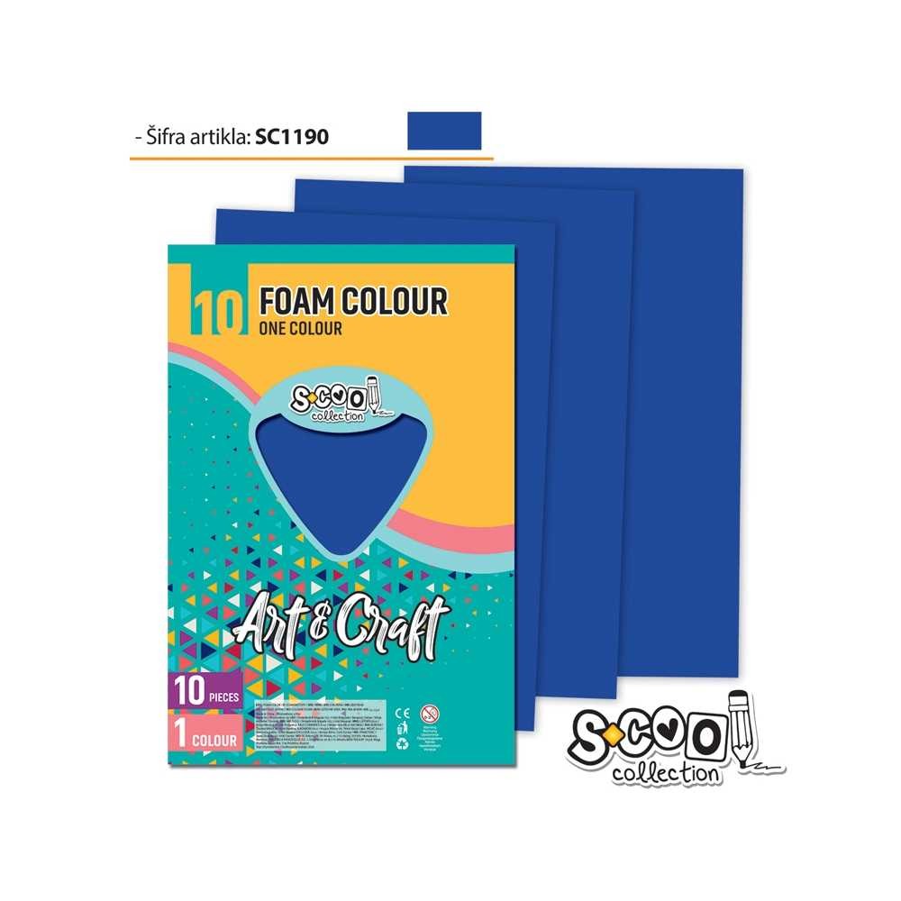 Hartie buretata, albastra, 10buc/set, 20x30 cm - S-COOL SC1190 8.403361