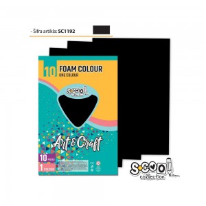 Hartie buretata, neagra, 10buc/set, 20x30 cm - S-COOL SC1192 8.403361