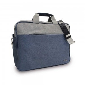 Geanta laptop, albastru/gri, 39x7x30 cm - OFFISHOP OF191 83.193277