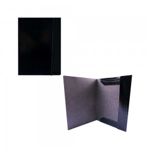 Mapa F4 cu elastic, carton, 600g/mp, neagra - OFFISHOP OF368 6.302521
