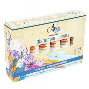 Tempera Art, ROSU, 45ml, 6 buc/set - ARTLINE ART039 41.176471