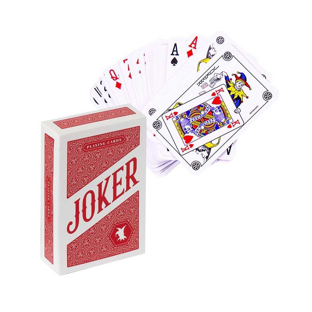 Carti de joc JOKER, rosii - CARTAMUNDI 5.882353