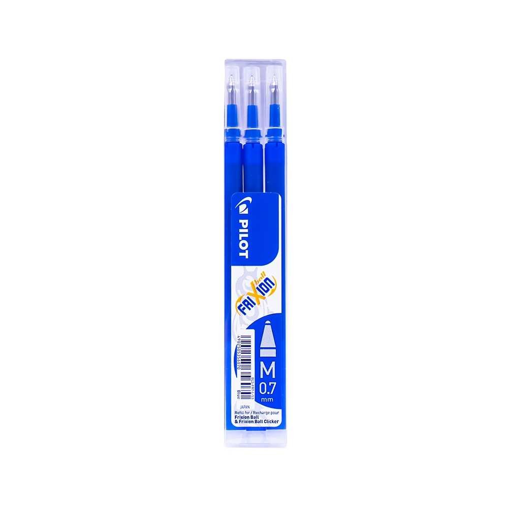 Rezerve Roller Frixion Ball, 0.7mm, albastre, 3buc/set - PILOT BLS-FR7-S3 24.369748