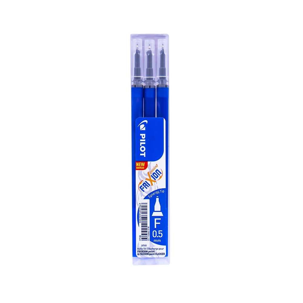 Rezerve Roller Frixion Point, 0.5mm, albastre, 3 buc/set - PILOT BLS-FRP5-S3 24.369748