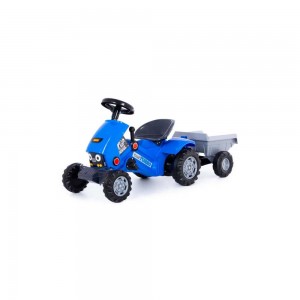 Tractor Turbo 2 cu pedale + remorca, 78x44x55 cm, Polesie 84651 327.731092