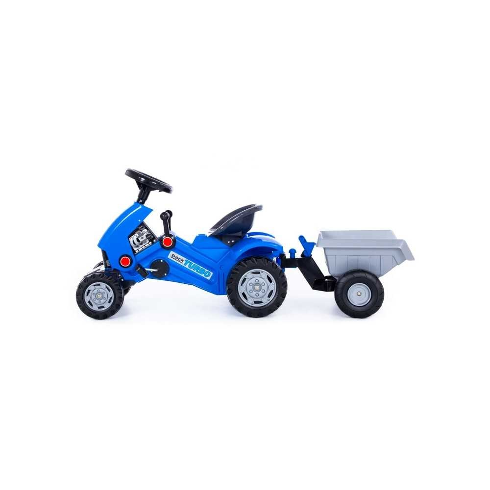 Tractor Turbo 2 cu pedale + remorca, 78x44x55 cm, Polesie 84651 327.731092