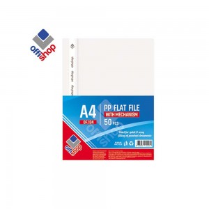 Dosar plastic A4, 120/180 mic, Alb - OFFISHOP OF134 0.840336