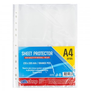 Folie protectie A4, 40 MIC, 100 buc/set - OFFISHOP OF105 13.445378