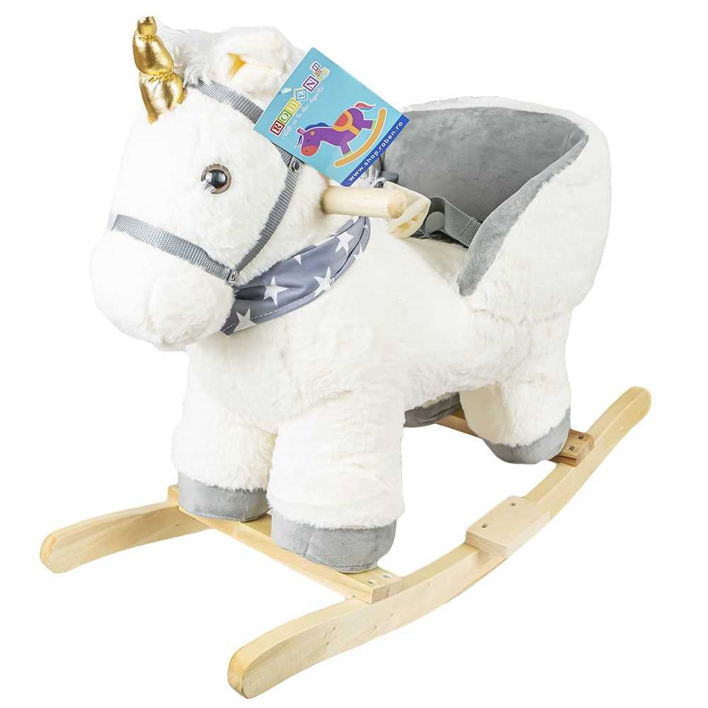 Balansoar pentru bebelusi, Unicorn, lemn + plus RB-U06 242.857143