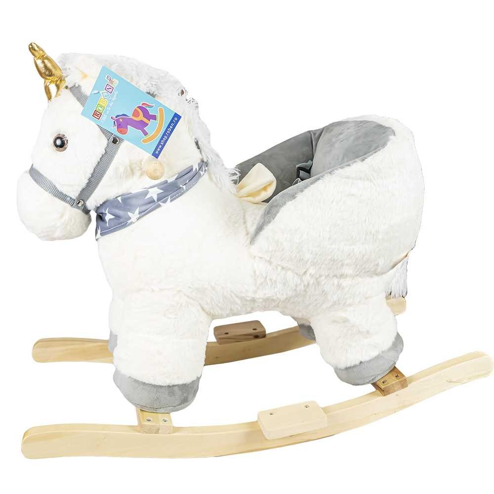 Balansoar pentru bebelusi, Unicorn, lemn + plus RB-U06 242.857143