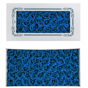 Trandafiri decorativi, din sapun, 50 buc/set - ALBASTRU 11-26 55.462185
