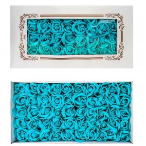 Trandafiri decorativi, din sapun, 50 buc/set - AZURIU 11-28 55.462185