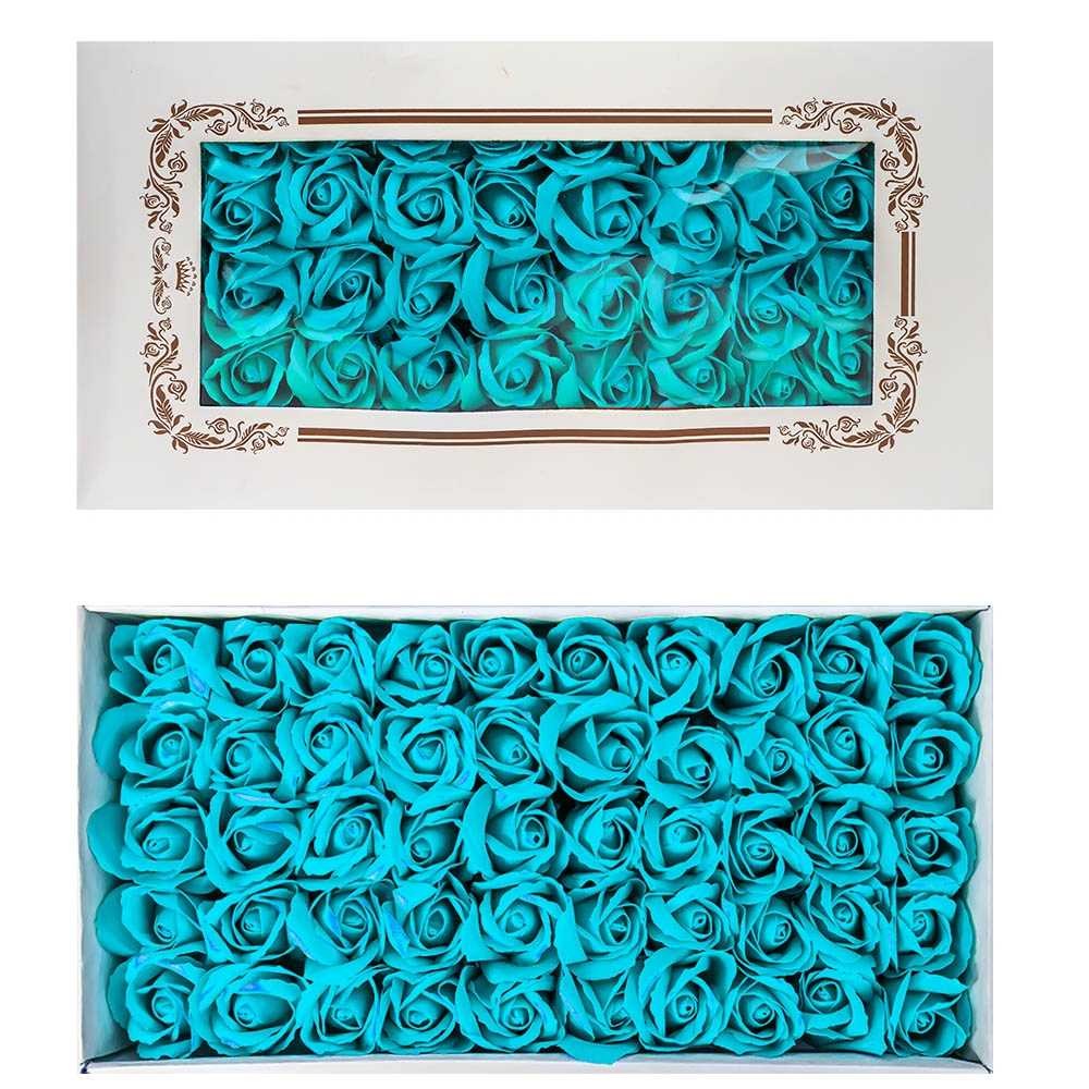 Trandafiri decorativi, din sapun, 50 buc/set - AZURIU 11-28 55.462185