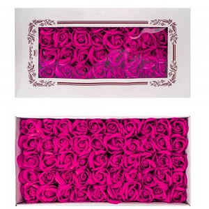Trandafiri decorativi, din sapun, 50 buc/set - FUCSIA 11-3 55.462185
