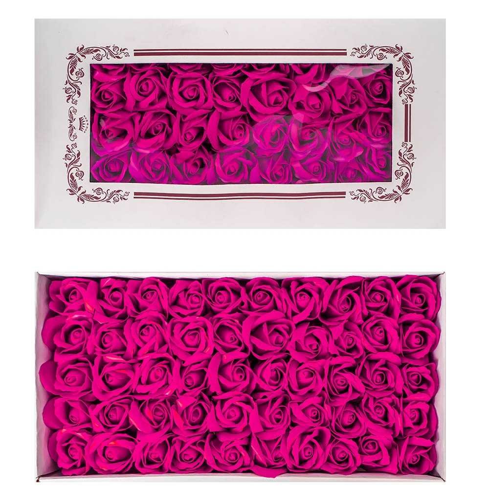 Trandafiri decorativi, din sapun, 50 buc/set - FUCSIA 11-3 55.462185