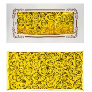 Trandafiri decorativi, din sapun, 50 buc/set - GALBEN 11-8 55.462185