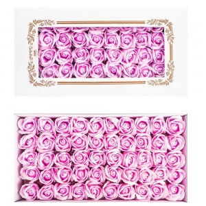 Trandafiri decorativi, din sapun, 50 buc/set - LAVANDA 11-21 55.462185