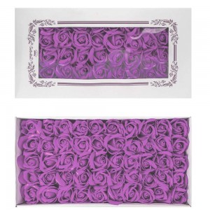 Trandafiri decorativi, din sapun, 50 buc/set - LILA 11-22 55.462185