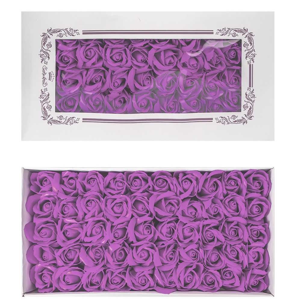 Trandafiri decorativi, din sapun, 50 buc/set - LILA 11-22 55.462185