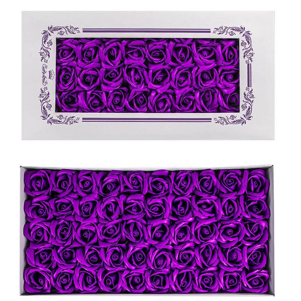 Trandafiri decorativi, din sapun, 50 buc/set - MOV 11-20 55.462185