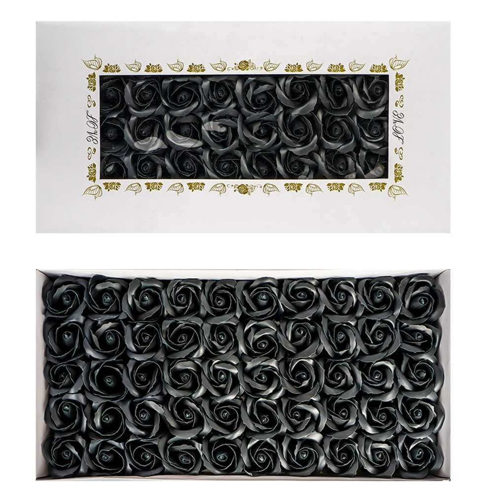 Trandafiri decorativi, din sapun, 50 buc/set - NEGRU 11-18 55.462185