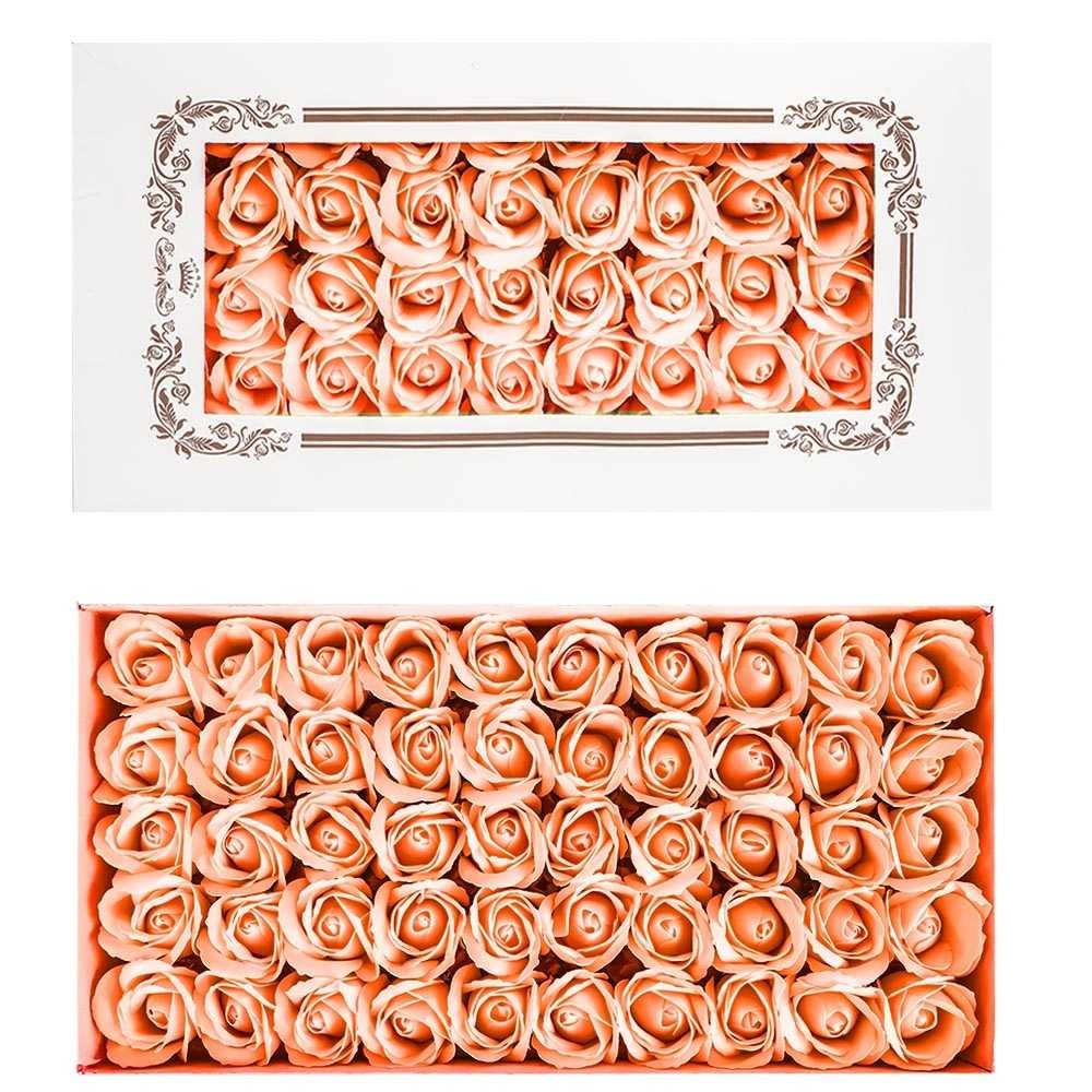 Trandafiri decorativi, din sapun, 50 buc/set - PIERSICA 11-11 55.462185