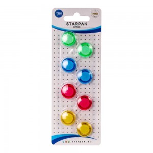 Magneti Pastel, 20 mm, 8 buc/set - STARPAK 471017 5.042017
