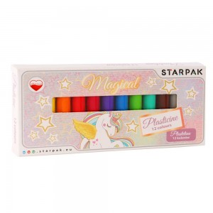Plastilina Unicorn, 12 culori/set - STARPAK 472912 6.722689