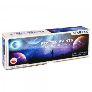 Guase Space, 20 ml, 12 culori/set - STARPAK 472914 15.966387