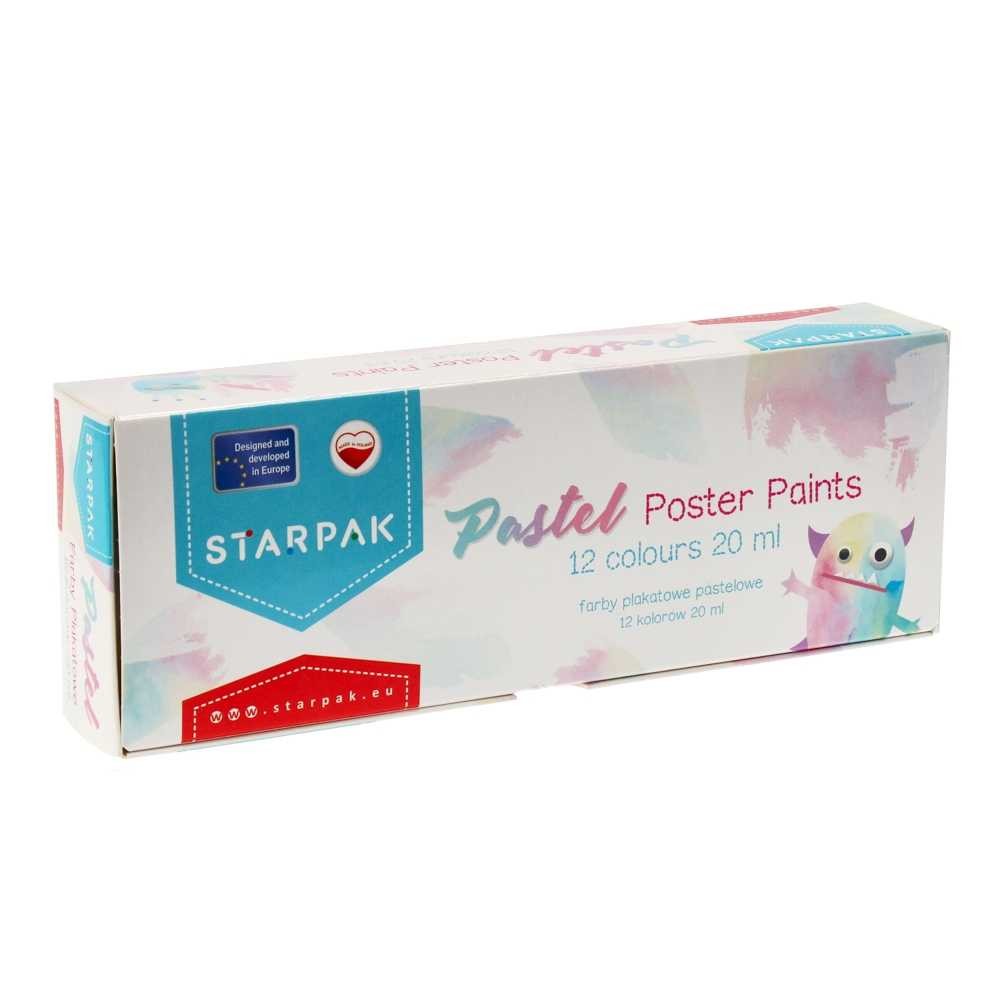 Guase Pastel, 20 ml, 12 culori/set - STARPAK 475388 20.168067