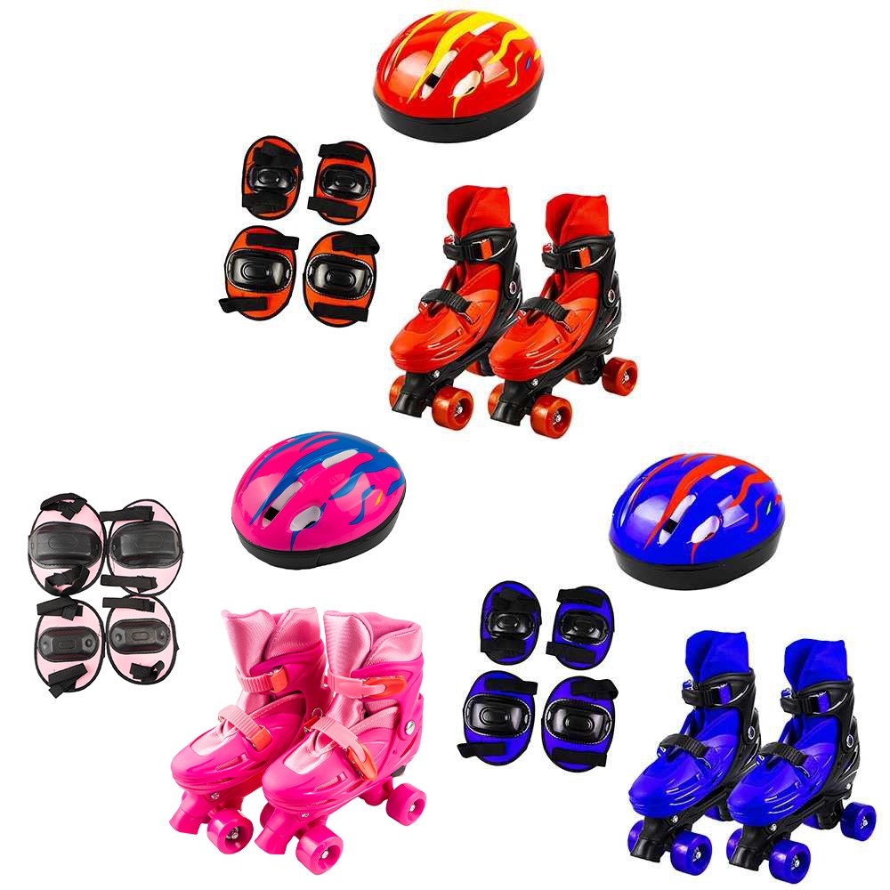 Set patine cu rotile+casca+cotiere+genunchiere, S (31-34) 133-2T 180.672269
