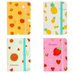 Notes A5 cu elastic, 80 file, Fructe 3783-41L 14.705882