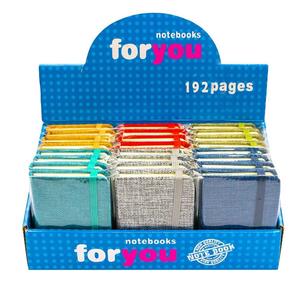 Notes A6 cu elastic, 96 file, Diverse culori 5602-7 10.084034