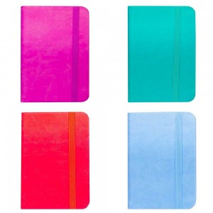 Notes A7 cu elastic, 80 file, Diverse culori 5601-3 5.882353