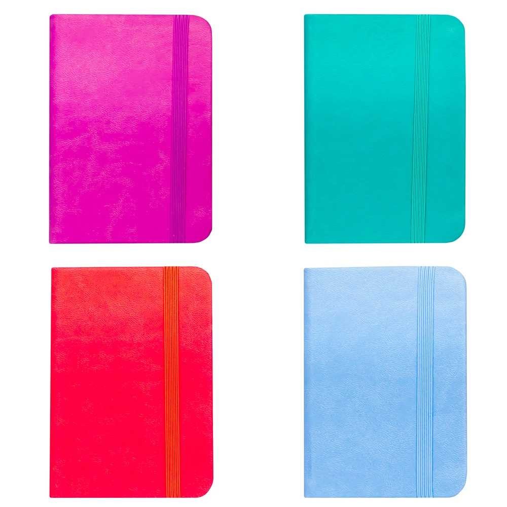 Notes A7 cu elastic, 80 file, Diverse culori 5601-3 5.882353