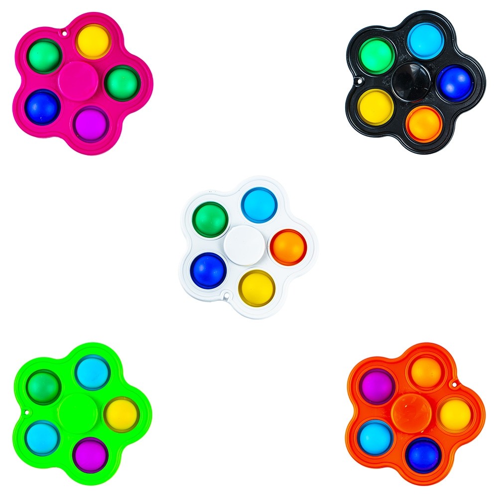 Jucarie senzoriala, antistres, tip spinner, 8x8x1 cm 44570 0