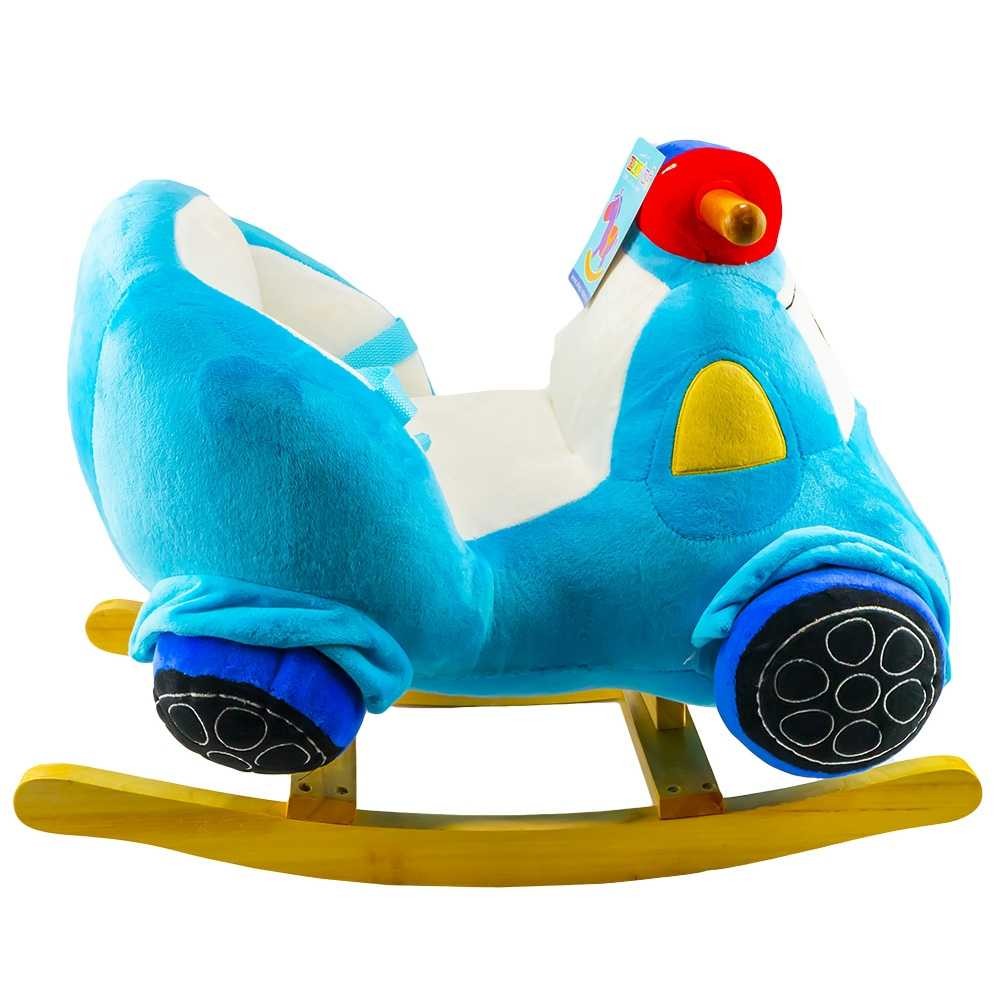 Balansoar pentru bebelusi, Masina politie, lemn + plus, 60x34x45 cm XL522 319.327731
