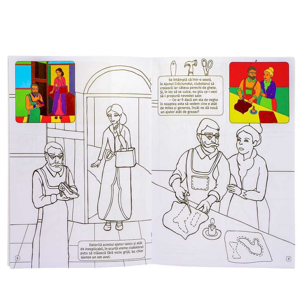 Carte de colorat B5, 16 pagini, Spiridusii 2.521008
