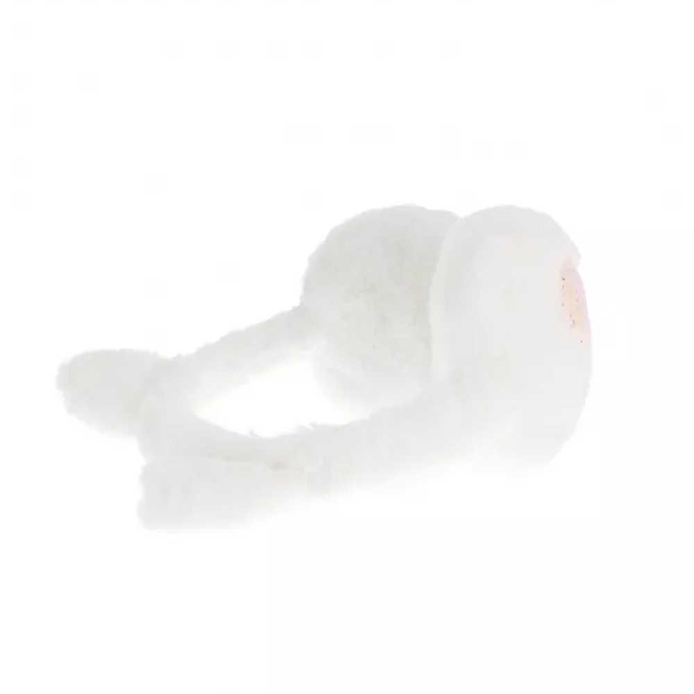 Casca protectie urechi, Alba, cu blanita si paiete - STARPAK 477833 33.613445
