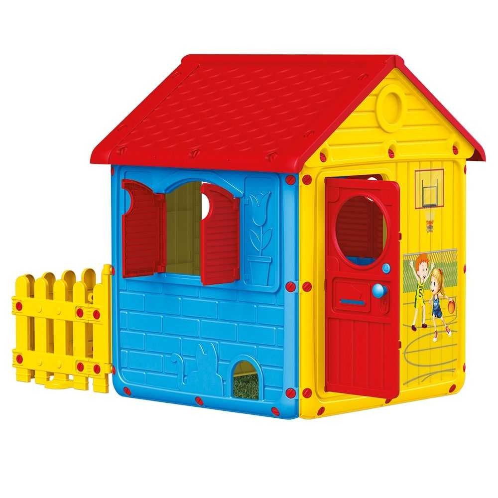 Casuta color, My First House + Gard - Dolu 3019 789.915966