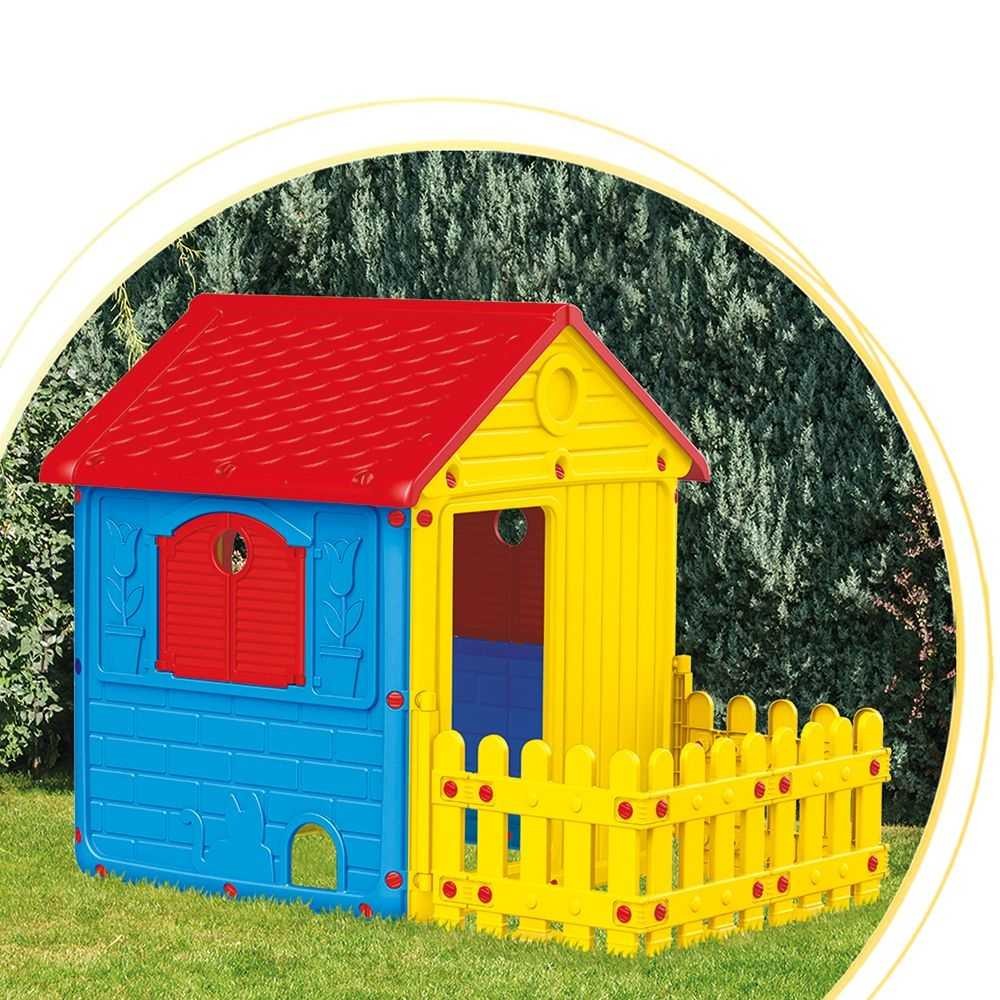 Casuta color, My First House + Gard - Dolu 3019 789.915966
