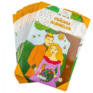 Carte de colorat B5, 16 pagini, Craiasa Albinelor 2.521008