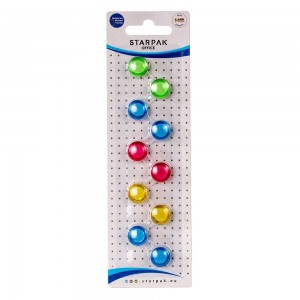 Magneti transparenti, 15 mm, 10 buc/set - Starpak 471016 5.042017