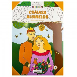 Carte de colorat A4, 28 pagini, Craiasa albinelor 4.201681