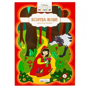 Carte de colorat A4, 28 pagini, Scufita rosie 4.201681