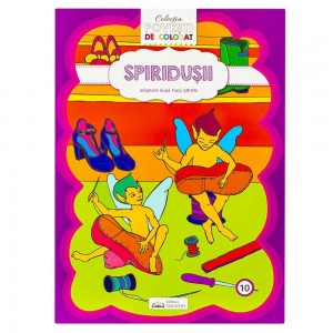 Carte de colorat A4, 28 pagini, Spiridusii 4.201681