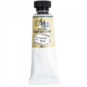 Tempera Art, ALB TITAN, 45ml, 6 buc/set - ARTLINE ART014 41.176471